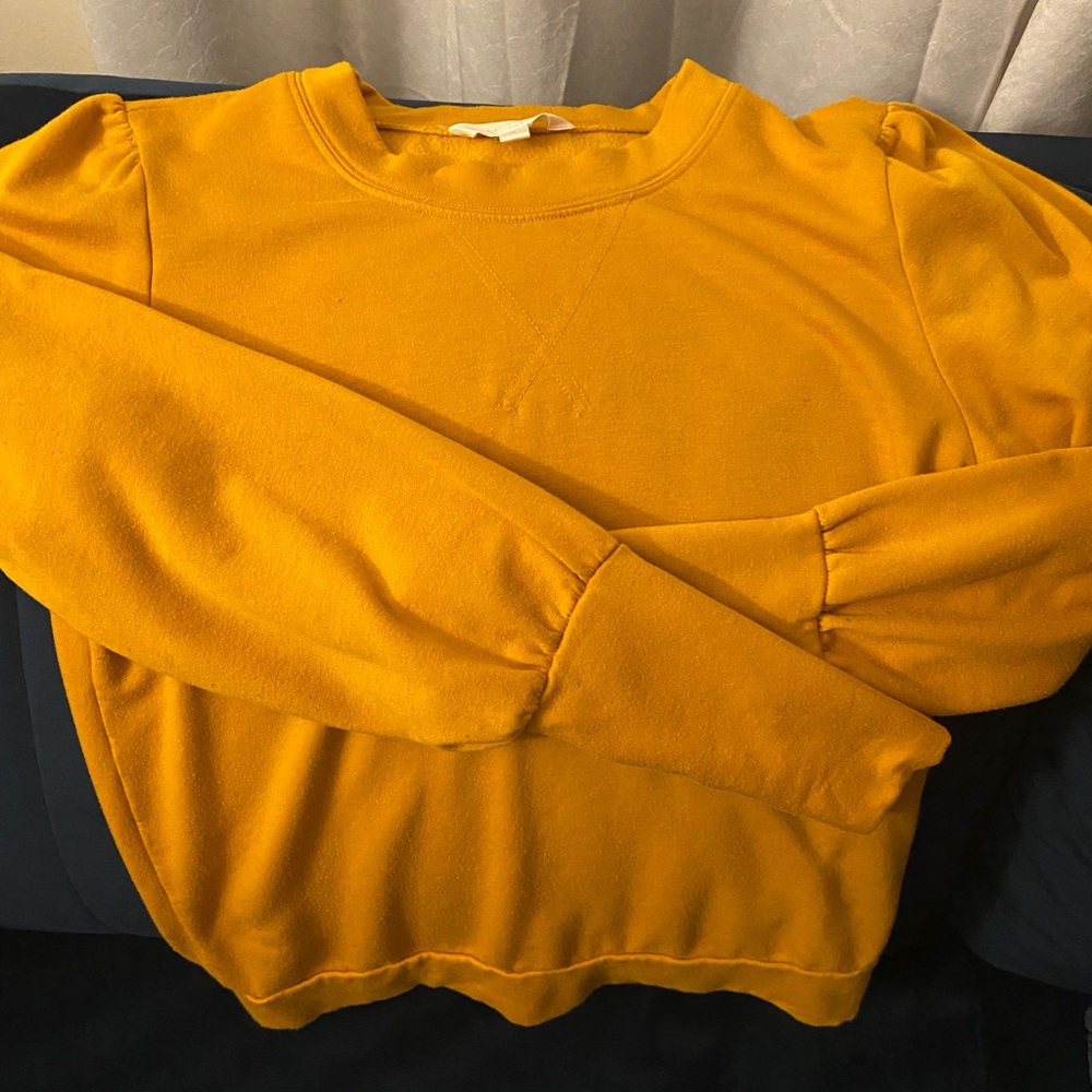 Lauren Conrad gold sweatshirt
